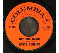 MARTY ROBBINS - last night about this time / cap and gown 45 rpm single