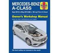 Mercedes-Benz A-Class Sept 12 - May 18 (62 to 18 reg) Petrol & Diesel Haynes