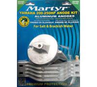Martyr CMY200250KIT Yamaha 200-250 HP Kit Anodo In Alluminio Trim Tab/Midsection