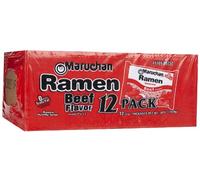 Maruchan Instant Lunch Beef Ramen Noodle Baby Pack, 12 ct