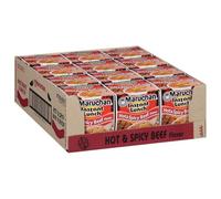 Maruchan Instant Lunch, Hot & Spicy Beef, 2.25-Ounce Packages (Pack of 12) by Maruchan