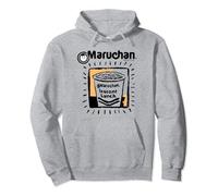 Maruchan Instant Lunch Ramen Cup Crayon Drawing Logo Felpa con Cappuccio