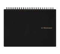 Maruman - Taccuino da dirigente con copertina rigida, modello: N161 Filo doppio 5.83" x 8.27" (Squared) White