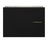 Maruman - Taccuino da dirigente con copertina rigida, modello: N161 Filo doppio 5.83" x 8.27" (Unruled)