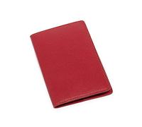 Maruse Custodia per Passaporto per Uomo e Donna - Porta Passaporto 100% Vera Pelle Pieno Fiore - Interamente Fatto a Mano da Esperti Artigiani in Italia - per Riporre le tue Carte - Rosso
