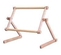 MARUSSIA 1363-004 Main - Supporto da ricamo per tavolo e divano, in legno, con cornice 30 x 48 cm, colore: Marrone