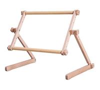 MARUSSIA 1363-007 Main - Supporto da ricamo per tavolo e divano, in legno, con cornice 40 x 56 cm, colore: Marrone