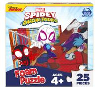 Marvel 25-Piece Jigsaw Foam Squishy Puzzle Go Spidey! Disney Junior S