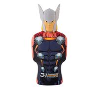 Marvel 3 in 1 Shampoo Balsamo Doccia Gel, Bottiglie a Forma di Personaggio Supereroe (Thor)