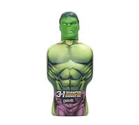 Marvel 3 in 1 Shampoo Balsamo Doccia Gel, Bottiglie a Forma di Supereroe (Hulk)