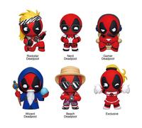 Marvel 3D Magnets Deadpool Classic Series 1 Display (12)
