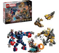 LEGO ǀ Marvel Avengers: Endgame Thor Contro Chitauri - Giocattolo con Mech, Figura di Gorilla e 7 Minifigure tra cui Thor, Rocket e Iron Patriot - Regalo da Supereroi per Bambini da 8 Anni - 76322