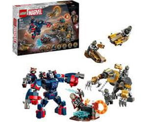 ǀ Marvel 76322 Avengers: Endgame Thor Contro Chitauri, Giocattolo con Mech, Figura di Gorilla e 7 Minifigure, Regalo 8+, Giochi di costruzione Giocattolo con Mech, Figura di Gorilla e 7 Minifigure, Re