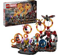 LEGO Marvel Avengers: Endgame la Battaglia Finale, Giocattolo con Figura di Thanos, Mech di Ant-Man e 9 Minifigure tra cui Capitan America, Iron Man e Doctor Strange - Regalo per Bambini 76323