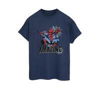 Marvel Amazing Maglietta Ampia Uomo Ragno Donna (BI34292)
