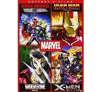 Marvel Animés-Coffret : Iron Man + Wolverine + X-Men + Avengers Confidential