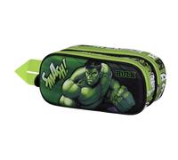 Marvel Astuccio 3D Doppio, 22 x 9.5 cm, Verde Superhuman