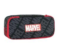 Marvel Astuccio Junior, 23,5 x 10,5 x 6 cm, in poliestere, nero/rosso