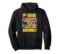 Marvel Avengers 1st Grade Assemble! First Day Back to School Felpa con Cappuccio