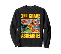 Marvel Avengers 2nd Grade Assemble! First Day Back to School Felpa