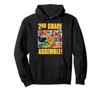 Marvel Avengers 2nd Grade Assemble! First Day Back to School Felpa con Cappuccio