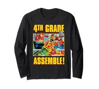 Marvel Avengers 4th Grade Assemble! First Day Back to School Maglia a Manica