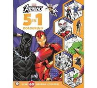 Marvel Avengers: 5 in 1 Colouring: An epic colouring and sticker adventure