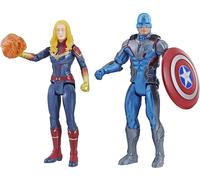 Marvel Avengers Action Figure Team Pack Da 6 Pollici | Captain America E Captain