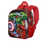 Marvel Avengers Almighty-Zainetto 3D Elite, Rosso, 25 x 30 cm, Capacità 7 L