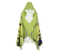 Marvel Avengers Asciugamano con Cappuccio per Bambini, The Incredible Hulk, Verde, Taglia Unica 70x140 cm
