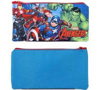 Marvel Avengers Astuccio Iron Man Hulk Capitan America Thor, Blu, Astuccio