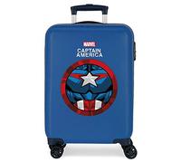 Marvel Avengers Avengers Captain America Valigia da cabina blu 38 x 55 x 20 cm rigida ABS chiusura a combinazione laterale 34 l 2,66 kg 4 ruote doppie bagaglio a mano