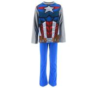 Marvel Avengers Bambino Pigiama Lungo (Blu,6 Anni)