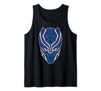 Marvel Avengers Black Panther Wakanda Line Art Hero's Mask Canotta