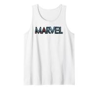 Marvel Avengers Black Widow Neon Light Stylized Marvel Logo Canotta