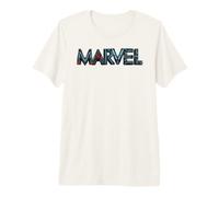 Marvel Avengers Black Widow Neon Light Stylized Marvel Logo Maglietta Premium