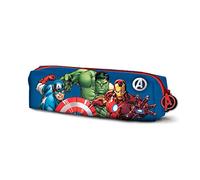 Marvel Avengers Bros-Astuccio Quadrato, Blu, 21 x 7 cm