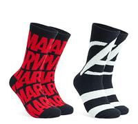 Marvel Avengers Calzini Antiscivolo Uomo, Pacco da 2 Calze Invernali Morbide e Confortevoli, Idea Regalo Uomo e Ragazzi