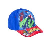 Marvel Avengers Cappello da Baseball per Ragazzi, Design Thor Capitan America Hulk Spiderman Berretto Estivo per Ragazzo, Regalo per Bambino (IT, Numero, 53, Rosso)