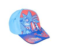 Marvel Avengers Cappello da Baseball per Ragazzi, Design Thor Capitan America Hulk Spiderman Berretto Estivo per Ragazzo, Regalo per Bambino (IT, Numero, 53, Blu)