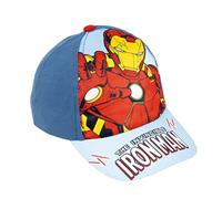 Marvel Avengers Cappello per Ragazzi, Design Iron Man Hulk, Cappello da Baseball Estivo per Bambino, Regalo per Ragazzo, Berretto Regolabile | Blu