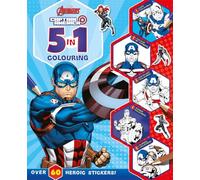 Marvel Avengers Captain America: 5 in 1 Colouring