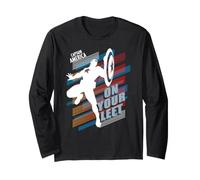 Marvel Avengers Captain America On Your Left Silhouette Maglia a Manica