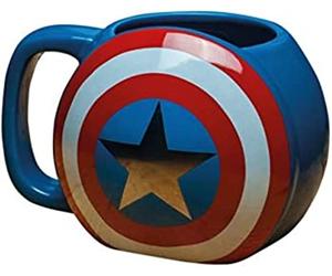 Marvel Avengers Captain America Shield tazza, ceramica, multicolore, 10 x 13 x 9 cm