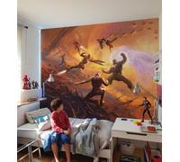 Marvel Avengers Carta Da Parati Murale Foto Arancione 250x280 cm, 5 Teli