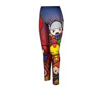 Marvel Avengers Chibi Leggings Neri Per Ragazze