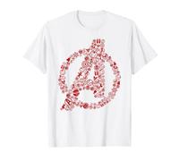 Marvel Avengers Christmas Avengers Logo from Small Icons Maglietta