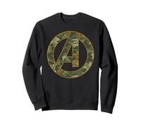 Marvel Avengers Classic Camouflage Team Large Chest Logo Felpa