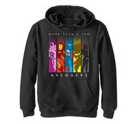 Marvel Avengers Classic-Fan Favs Hoodie Felpe con Cappuccio, Nero, 9/10 Bambini e Ragazzi