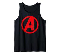 Marvel Avengers Classic Minimalist Red Team Large Chest Logo Canotta